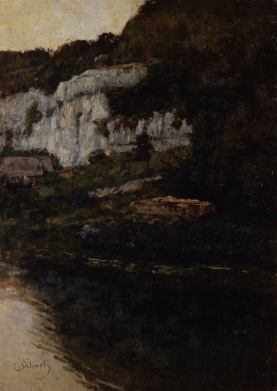 Rock Slope at Saut de Doubs II by Carl Schuch